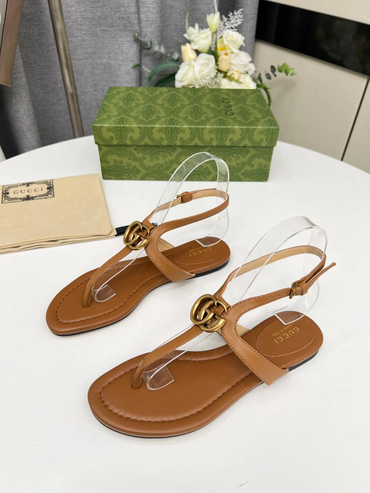 👟👟Ex-factory price P360👟👟 Women's shoe factory GUCCI official latest model, 5 colors optional, counter 1:1, code number: 35-43, (genuine leather base plus 30)